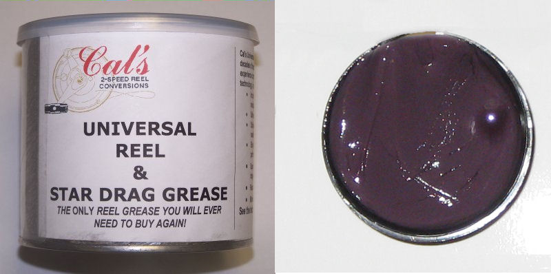 CAL'S UNIVERSAL REEL AND DRAG GREASE (PURPLE) 1oz (PACKAGED IN SACHET) 