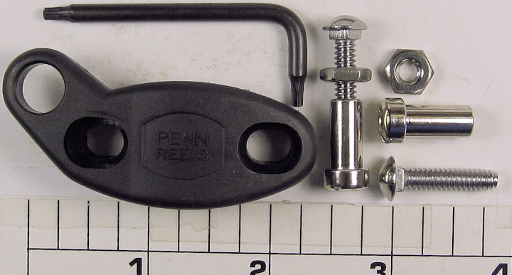 33C-113 Rod Clamp KIT: (Thick) Graphite Clamp with Side Ring, Studs, Nuts,  Wrench