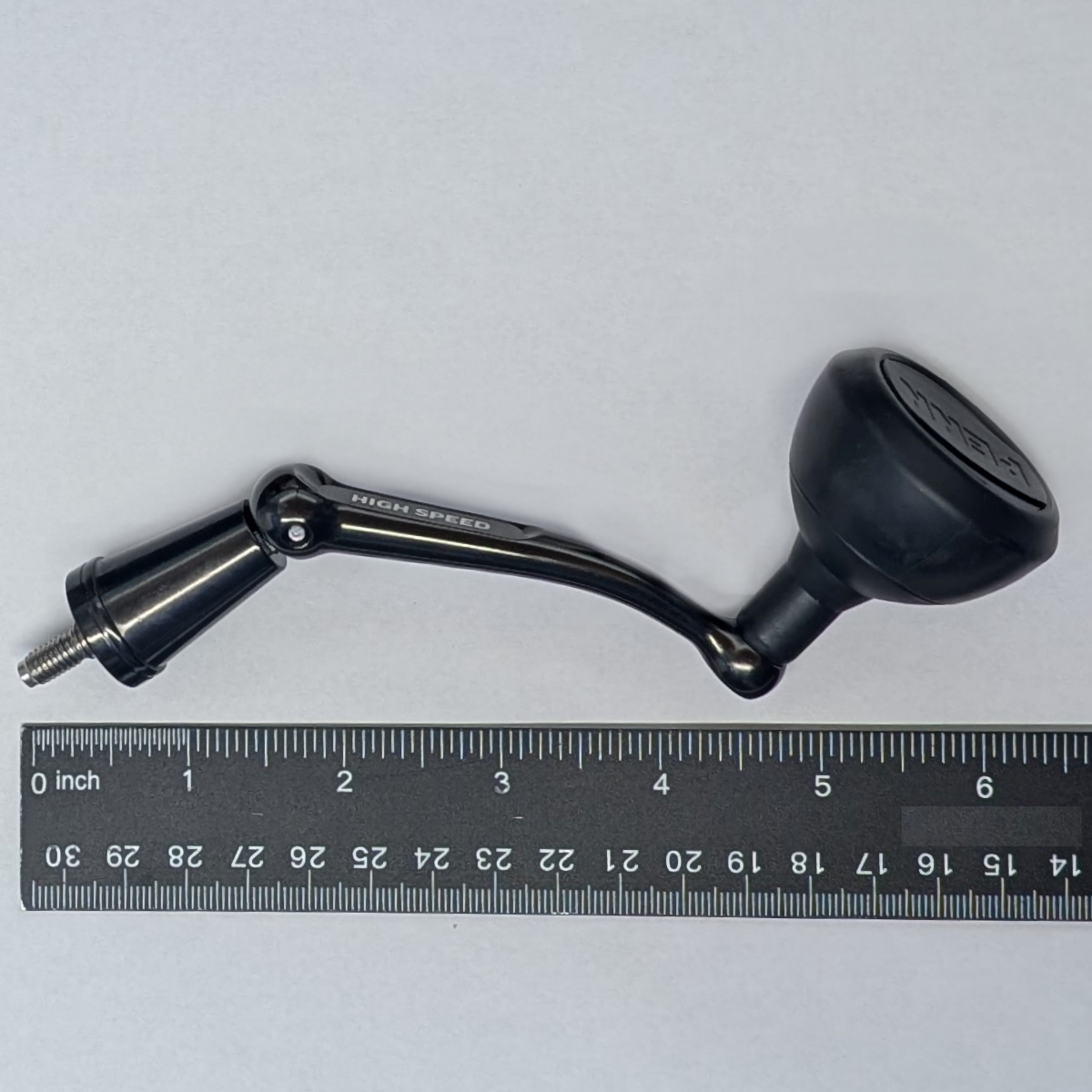 15-BTLiV6000HS Handle Assembly "High Speed" on blade (ROUND RUBBER KNOB) (BLACK)