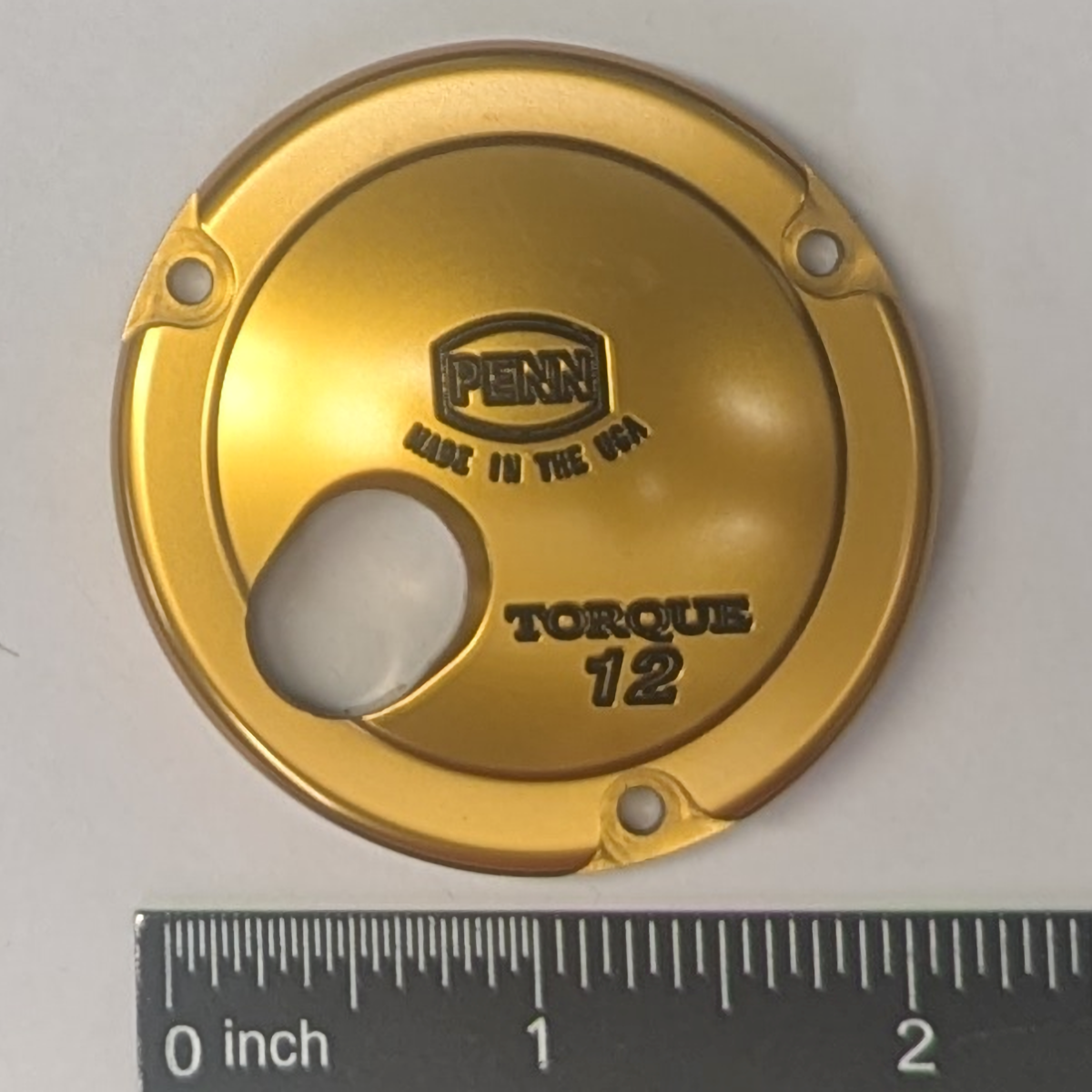 27-TRQ12G Plate,  Non-Handle Side (Gold)